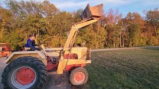 Great Original Case 730 Western Tractor Loader Operation