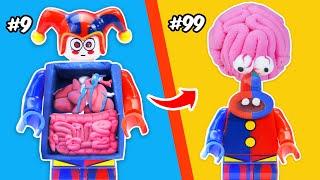 LEGO Cursed Minifigure: I Made Pomni Cursed Minifigure in LEGO | FUNZ Bricks