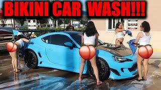 TAKING MY WIDEBODY FRS TO A BIKINI CAR WASH!!! *CRAZY POV*