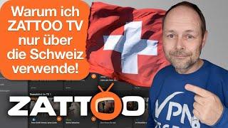 Warum ich Zattoo TV zu Hause  über die Schweiz verwende! Sparen & Vorteile.