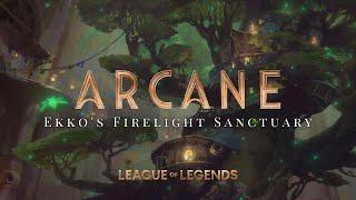 Ekko’s Firelight Sanctuary Ambience | 2h ARCANE Ambience I Zaun Undercity Vibes