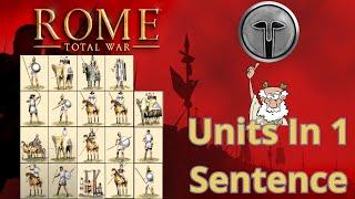 Rome: Total War - Seleucid Empire's Units Described in One Sentence