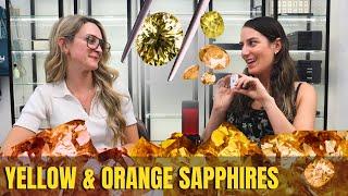 Yellow & orange sapphire: prices, color range & beryllium treatments explained!