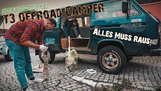 VW T3 Syncro Offroad Camper Umbau I Alles muss raus I Bodenfreiheit I #002