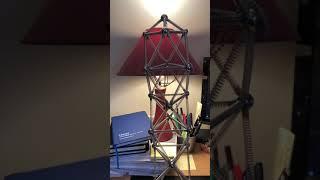 Mola octahedral tower with tuned mass damper plus damping