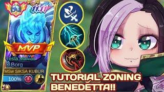 TUTORIAL ZONING BENEDETTA‼️BENEDETTA MAJU AUTO MATI - BEST BUILD XBORG 2024