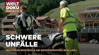 GEFÄHRLICHE MOTORRAD-RASEREI & ILLEGALES TUNING: Polizei kämpft gegen Motorradunfälle im Allgäu