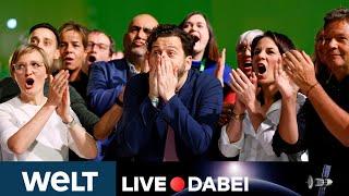 DIE GRÜNEN PARTEITAG im Livestream! „Auf geht's mit Kanzlerkandidat Robert Habeck in den Wahlkampf“