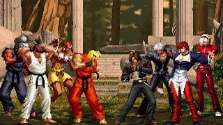 [KOF Mugen] Team Dhalsim vs Team K'