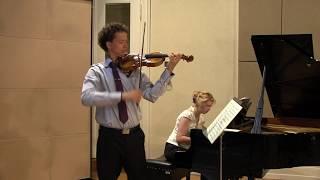 Beethoven Sonate Op.12 No.3 Allegro con spirito Johanna Hanikova-piano Jakub Junek-violin