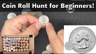 Coin Roll Hunting 101 - Hunting $500 box of Quarters and TIPS on what to look for!