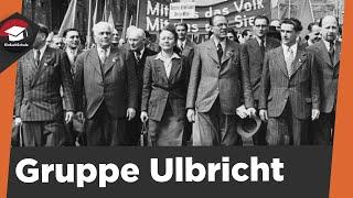 Ulbricht Group simply explained - Soviet Union's seizure of power - post-war period - summary!