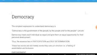 ESSAY WRITING FOR UPSC- fodder points discussion on DEMOCRACY