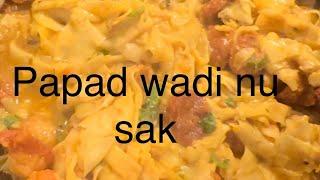 Papas vadi nu sak #gujaratirecipe#viral