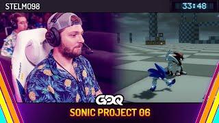 Sonic Project 06 by Stelmo98 in 33:48 - Summer Games Done Quick 2024