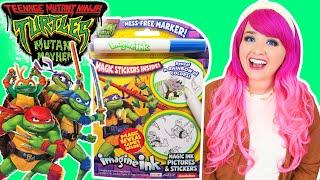 Coloring TMNT Mutant Mayhem Imagine Ink Coloring Book | Magic Ink Activity Book | Ninja Turtles