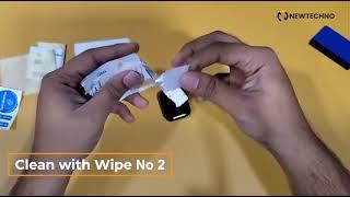 Install NewTechno Watch Tempered Glass At Home |How To Install NewTechno Screen Protector|41/44/45mm