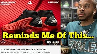 Adidas Anthony Edwards 1 Pure Ruby Release?