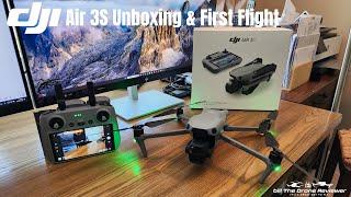 DJI Air 3S Unboxing & First Flight !