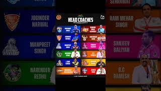 Pro Kabaddi Season 11, All 12 Teams Head Coaches @ProKabaddi #prokabaddi