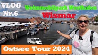 VLOG6  Top Lage Wohnmobilpark Westhafen in Wismar , Fischbötchen der Extraklasse, ,tolle Altstadt