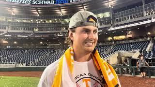 Tennessee LHP Zander Sechrist Talks Legendary Outing in National Championship Win