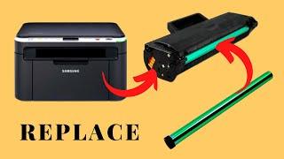 How to Change Drum on Printers    how to Replace New Toner on   Printers how to change printer drum