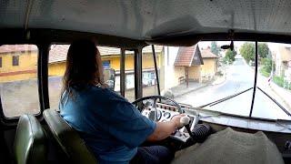 Tatra 813 Kolos - Jízda (Cabin view)