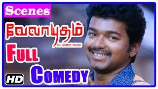 Velayudham Tamil Movie | Full Comedy | Scenes | Vijay | Santhanam | Soori