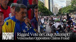 Venezuela: Maduro Claims Victory, Accuses Opposition of Coup Attempt Following Disputed Election