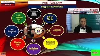 POLITICAL LAW BAR 2023 Suggested Answers - Dean JOE-SANTOS BALAGTAS BISQUERA