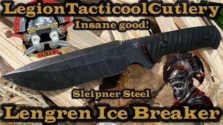 Lengren Ice Breaker Drop Point Sleipner Steel #bushcraft #fixedblade #knife #huntingknife #hiking