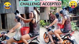 LIGO WHILE DRIVING MOTORCYCLE CHALLENGE | Rissel Intod