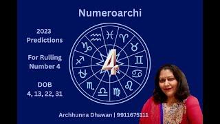 Ruling Number 4 | Numerology Predictions for Year 2023 | Numeroarchi - by Archhunna Dhawan