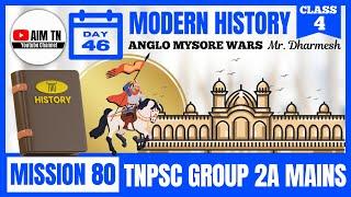 Modern History | Class - 4 | ANGLO MYSORE WARS | Mr. Dharmesh | Mission 80