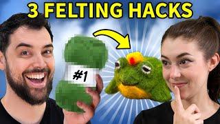 Testing 3 Needle Felting Hacks (w/ Maya Higa)