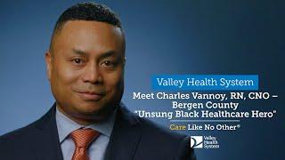 Meet Charles Vannoy, RN, CNO – Bergen County “Unsung Black Healthcare Hero"