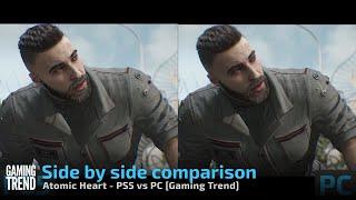 Side by side comparison - Atomic Heart on PS5 vs PC [Gaming Trend]