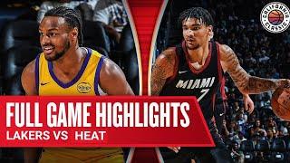 Los Angeles Lakers vs Miami Heat | Full Game Highlights | Jul 9,2024 | California Classic