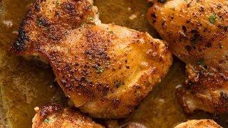 Crispy Garlic Chicken Thighs