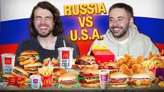 Trying Russian McDonald's Entire Menu (BEFORE MCDONALDS LEFT RUSSIA) 