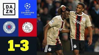 Ajax zu stark für tapfere Rangers: Glasgow Rangers - Amsterdam 1:3 | UEFA Champions League | DAZN