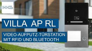 Produktvorstellung VILLA AP RL - Aufputz-Türstation mit Bluetooth und RF ID / HHG GmbH