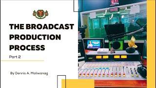 The Broadcast Production Process Part 2 (Resources and Formats)