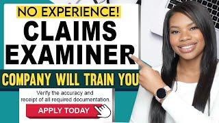  No Experience Needed! Become a Claims Examiner from Home, Earn $3,040/Month!