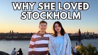 Chinese Girlfriend's First Time in Sweden – Stockholm Travel Vlog