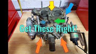 The 4 Adjustments You Have To Get Right On An Electronic Quadrajet Carburetor