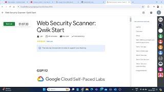 #NEW Web Security Scanner: Qwik Start || Easy Lab Solution || Qwiklabs Arcade 2024