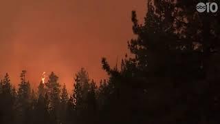 Caldor Fire: Close look at the wildfire on both sides of Christmas Valley