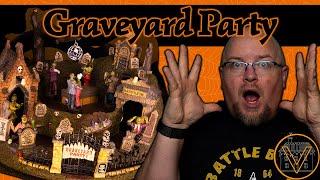 Villaging: Lemax Spooky Town "Graveyard Party" Review